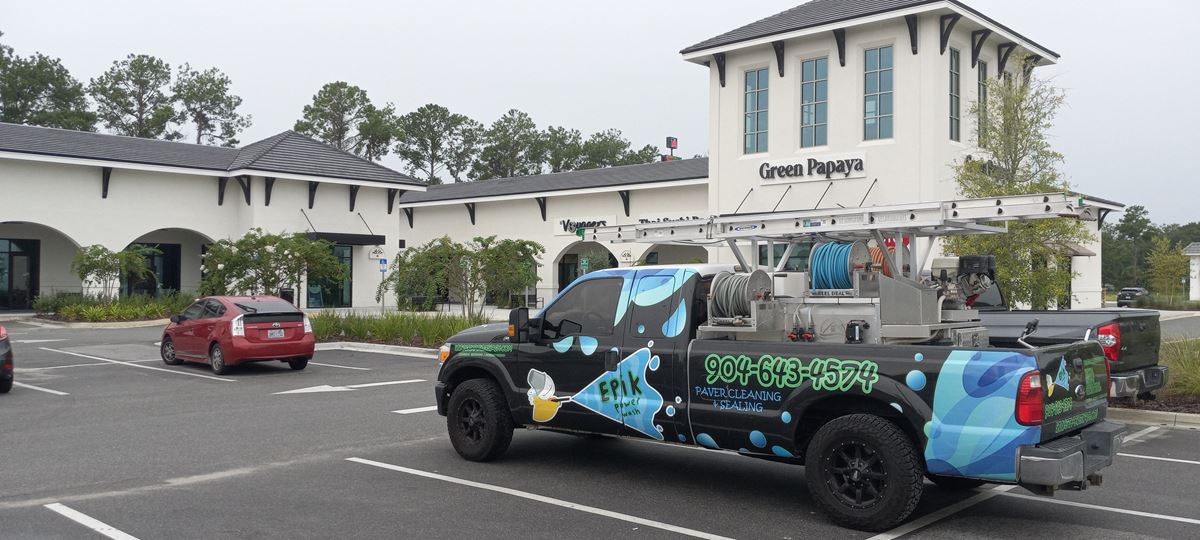 Commercial Strip Center Preventative Maintenance Pressure Washing in Jacksonville, FL